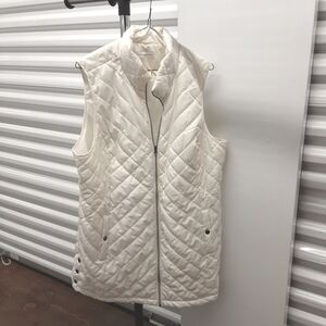 CHRISTOPHER AND BANKS WOMEN WHITE VEST